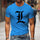3D Digital Round Neck Short Sleeve T-Shirt