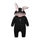 Big ears bunny one-piece l hooded zipper romper romper