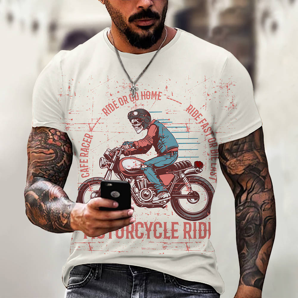 3D Digital Printing Casual Short-Sleeved T-Shirt