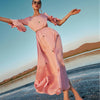 New Peach Pink Hand-encrusted Diamond High-end Dress Belt