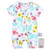 Newborn printed double zip bodysuit