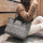 Plaid cloth handbag Fashion big bag Spring and summer new chain shoulder bag tide small fragrance handbag