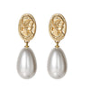 European And American Fashion Drop Pearl Earrings