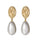 European And American Fashion Drop Pearl Earrings