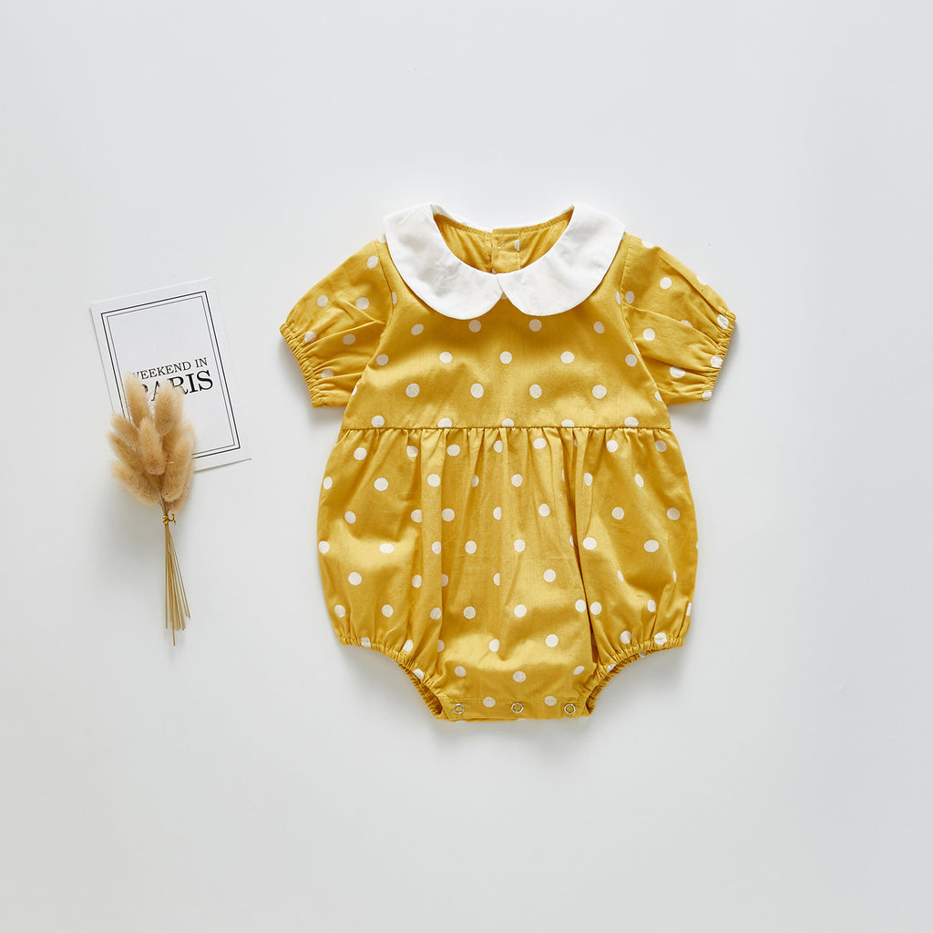 Infant short sleeve jumpsuit