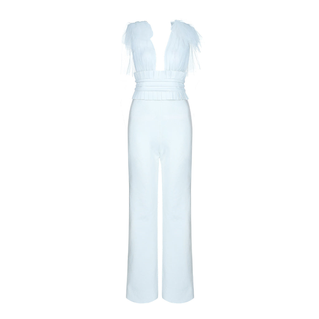 Party slim slimming jumpsuit dress