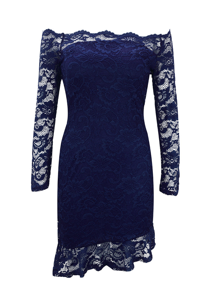 Yuan dress skirt slim chest wrap lace