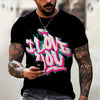 3D Digital Printing Casual Short-Sleeved T-Shirt