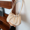 Fashion Simple One-shoulder Fold Cloud Bag