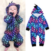 Dinosaur Hooded Long Sleeve Jumpsuit