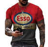 3D Digital Round Neck Short Sleeve T-Shirt