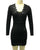 Women's Mesh Panel Sequin Irregular Party Dress