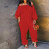 New Style Wish Women's Cotton and Linen Trousers Jumpsuit Straight-leg Mid-waist Casual Pants