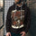 3D Digital Loose Print Hooded Sweatshirt