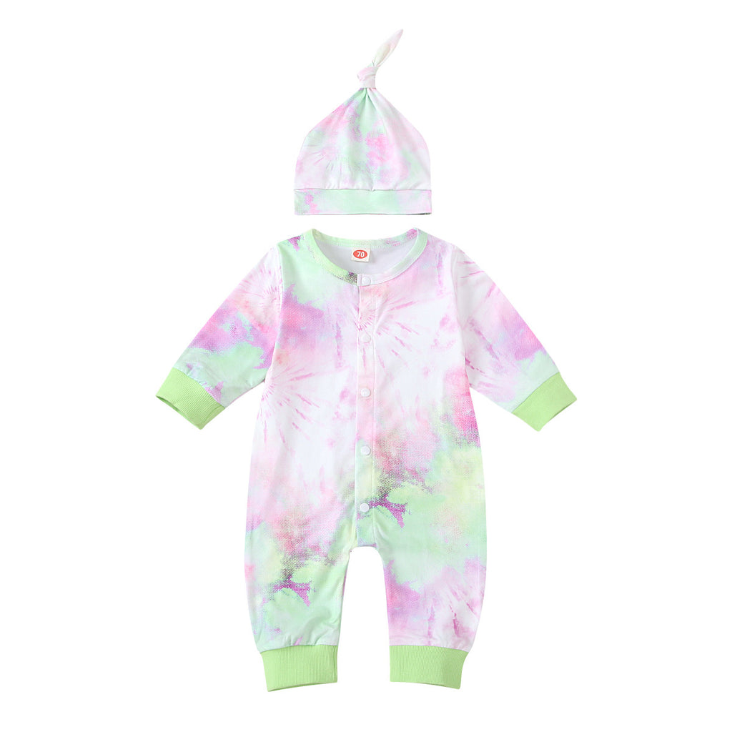 Long sleeve baby jumpsuit
