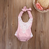 Laced Halter Sunsuit Ha Yi Triangle, Harbin Infant Romper