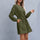 Women's Elegant Round Neck Long Sleeve Loose Dress