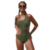 One-piece swimsuit thread jacquard swimsuit