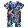 Newborn printed double zip bodysuit