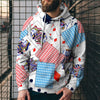 Poker Digital Printed Sweater Street Fashion Loose Sports Hoodie