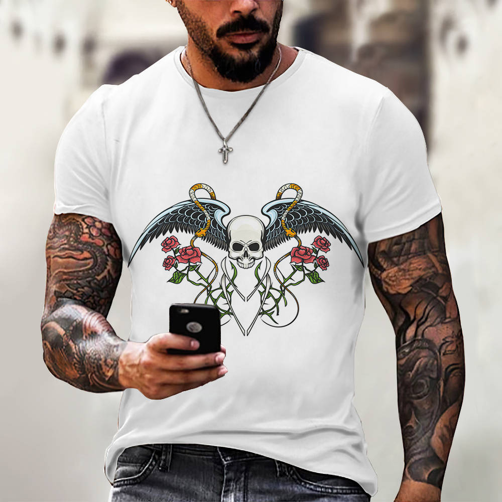 3D Digital Printing Casual Short-Sleeved T-Shirt