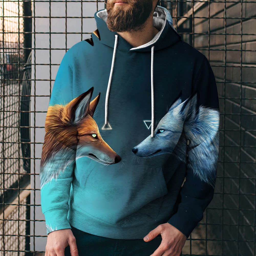 3D Digital Printing Sports Hoodie Sweatshirt