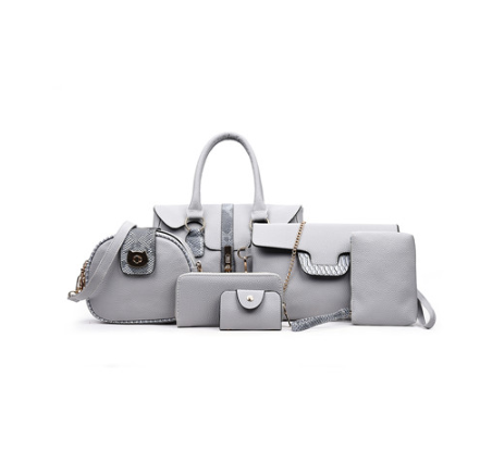 Fashion new boutique women's bag six-piece mother bag multi-color optional shoulder portable diagonal