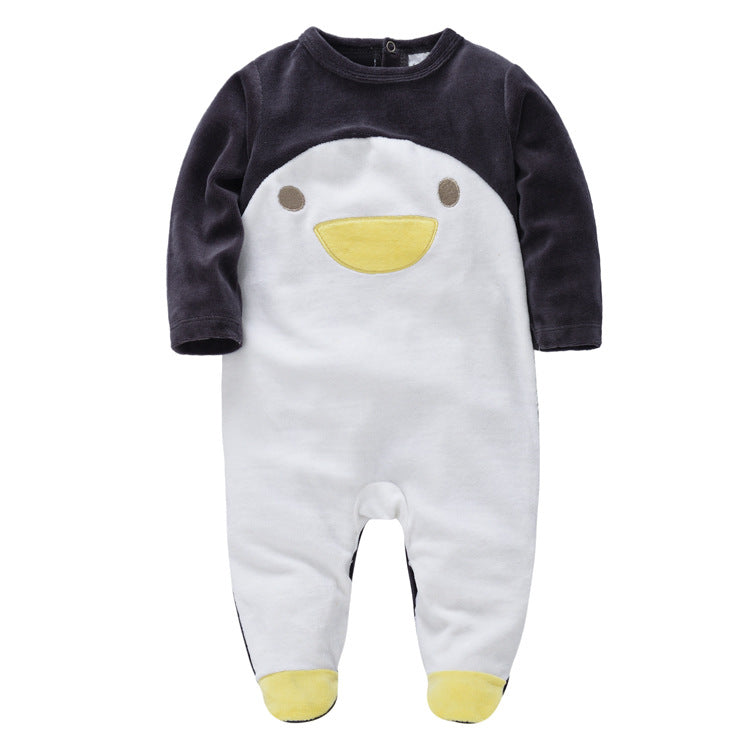 Baby Autumn and Winter Long-sleeved Warm Romper