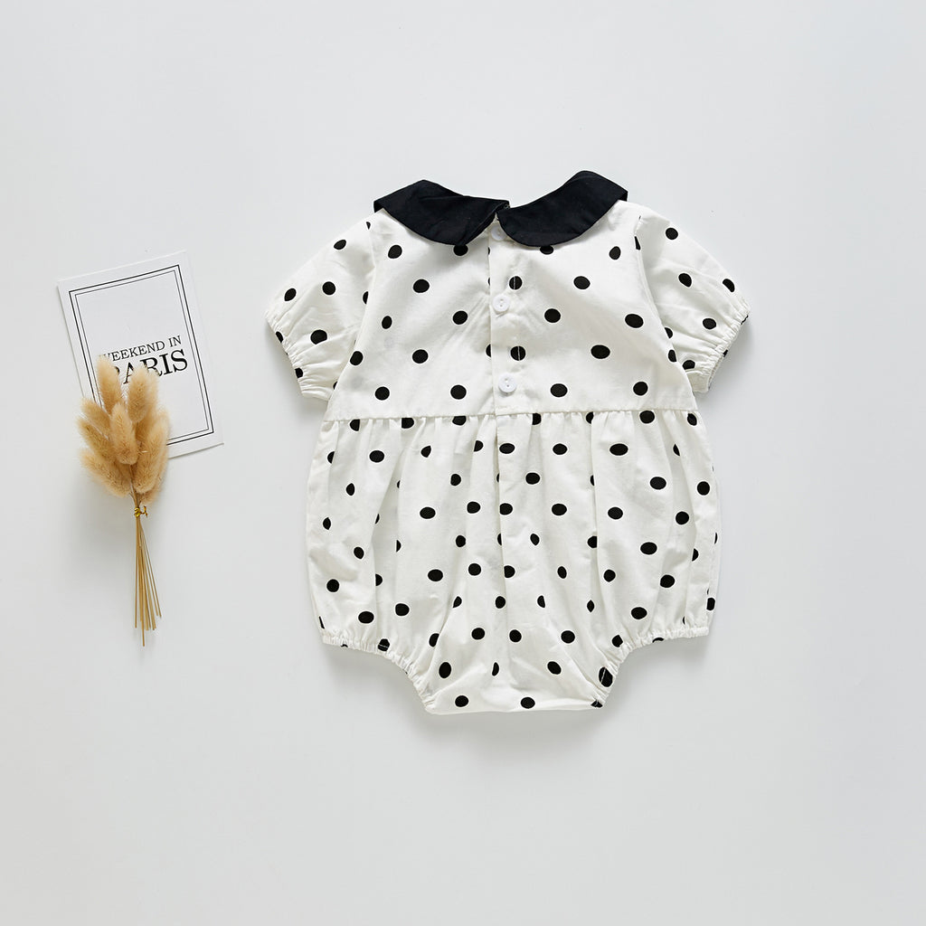 Infant short sleeve jumpsuit