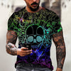 3D Digital Printing Casual Short-Sleeved T-Shirt