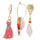 Personalized Woven Tassel Shell Earrings Set