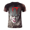 Joker 3D Digital Printing Round Neck Short Sleeve T-Shirt