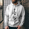 3D Digital Printing Loose Hooded Sweatshirt