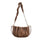 One-shoulder Underarm Fold Cloud Bag PU Leather Chain Portable Messenge Bag