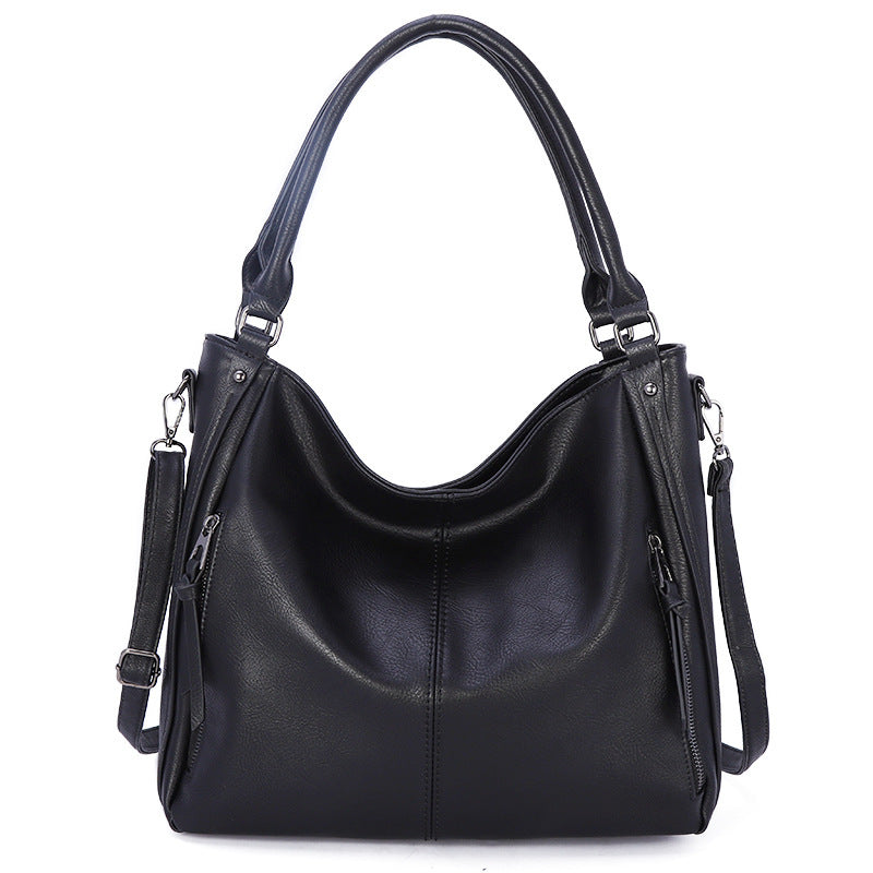 Pu Leather Fashionable Large-capacity Soft Diagonal Bag Daily Casual Women's Bags Handbag Shoulder Bag