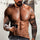New Personality Pattern Muscle 3D Digital Printing Short-Sleeved T-Shirt