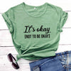 New Arrival Summer 100%Cotton Funny T Shirt Mental Awareness shirt Mental Health shirt Mental Health Gifts