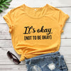 New Arrival Summer 100%Cotton Funny T Shirt Mental Awareness shirt Mental Health shirt Mental Health Gifts