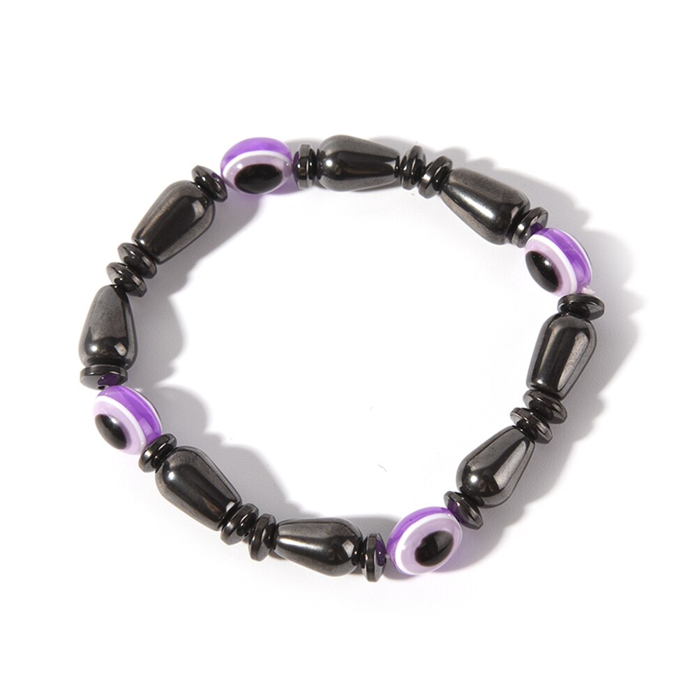 Adjustable Weight Loss Round Black Stone Therapy Bracelet Health Care Luxury Slimming Product