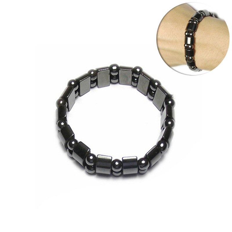 Adjustable Weight Loss Round Black Stone Therapy Bracelet Health Care Luxury Slimming Product