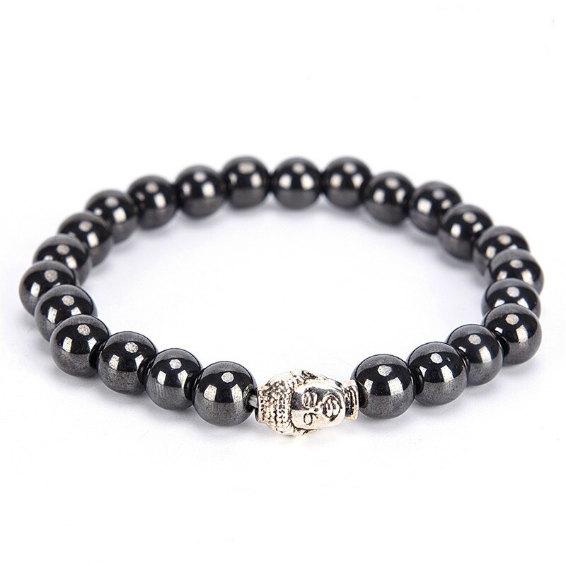 Adjustable Weight Loss Round Black Stone Therapy Bracelet Health Care Luxury Slimming Product