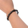 Adjustable Weight Loss Round Black Stone Therapy Bracelet Health Care Luxury Slimming Product