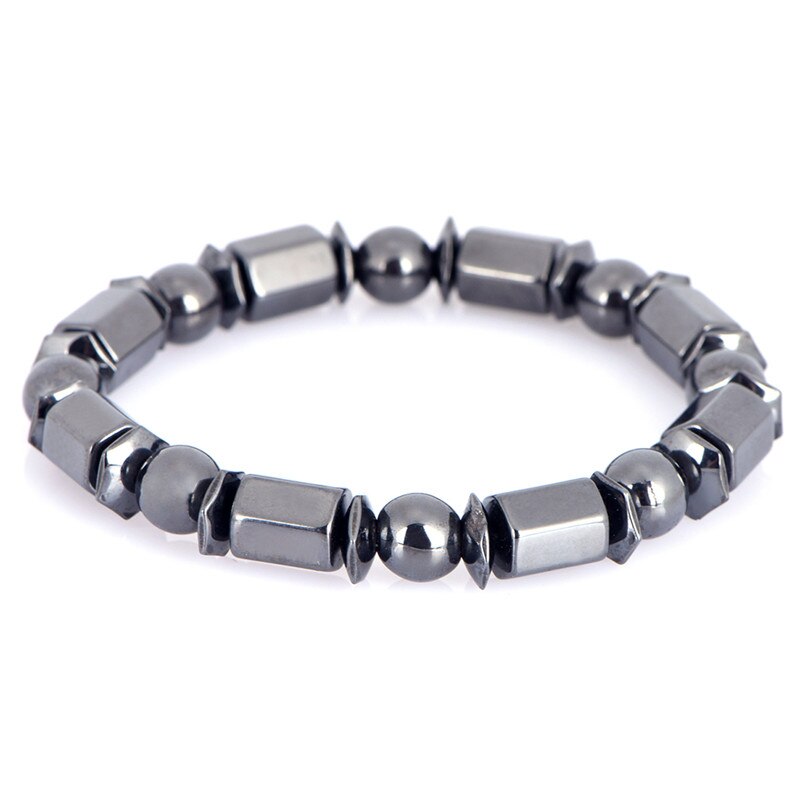 Adjustable Weight Loss Round Black Stone Therapy Bracelet Health Care Luxury Slimming Product