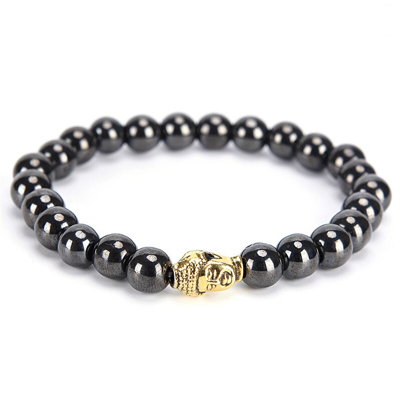 Adjustable Weight Loss Round Black Stone Therapy Bracelet Health Care Luxury Slimming Product