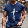 3D Digital Round Neck Short Sleeve T-Shirt