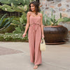 Women's Jumpsuit With Wide-leg Waistband