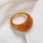 Retro Colored Resin Ring Single Set Summer Beauty Rings