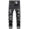 Men Ruffled Youth Straight-Leg Jeans