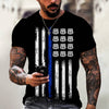 New Men Summer 3D Shirt Top Printed Street Short Sleeve