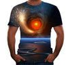 3D digital round neck short sleeve T-shirt